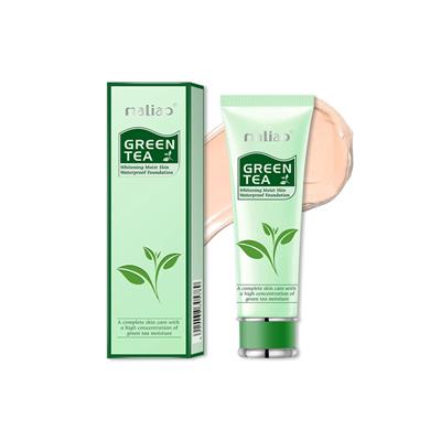 Maliao Green Tea Whitening Moist Skin Waterproof Foundation