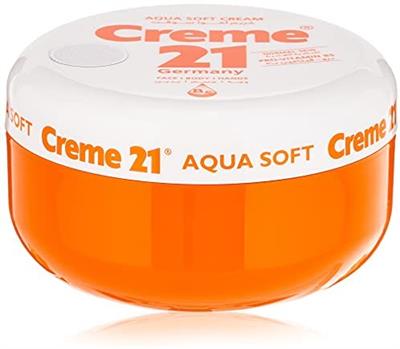 Creme 21 (GERMANY) Aqua Soft Cream with Vitamin B5 250ml - Face | Body | Hands