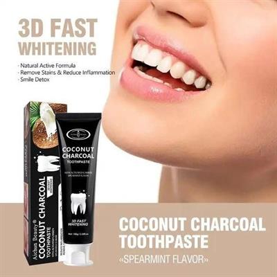 Aichun Beauty- Coconut charcoal 3D fast whitening toothpaste