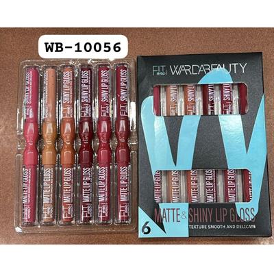 Warda Beauty Shiny & Matte Lipgloss 6 pc set