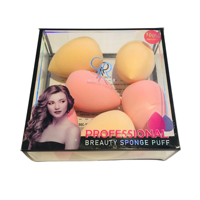 GR  Makeup tools professional beauty sponge puff Box 6 pc