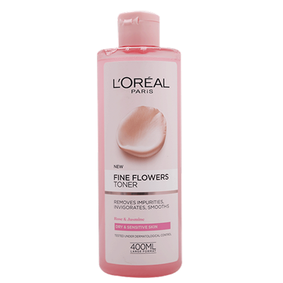 Loreal Fine Flowers Clean Toner 400 Ml 