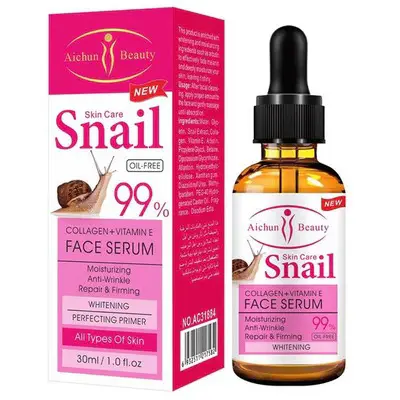 Aichun Beauty Snail 99% Collagen Face Serum – Firming, Hydrating & Anti-Aging Care