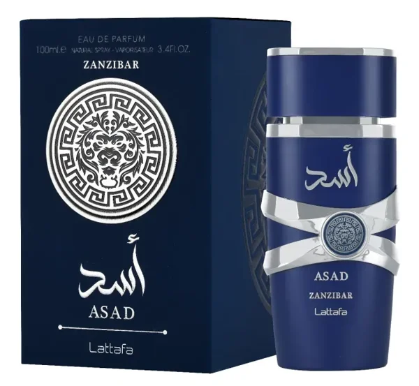 Asad Zanzibar Lattafa Perfumes for Men 100ml EDP – Bold, Masculine & Long-Lasting Fragrance