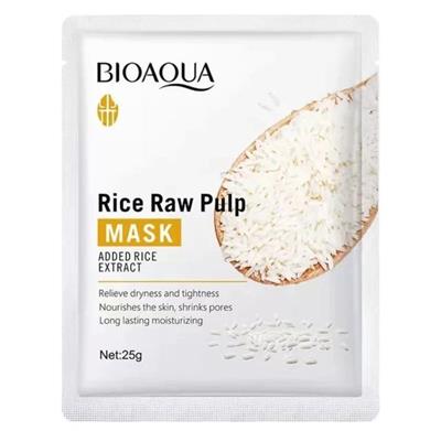 BIOAQUA Rice Raw Pulp Moisturizing Face Mask Sheet