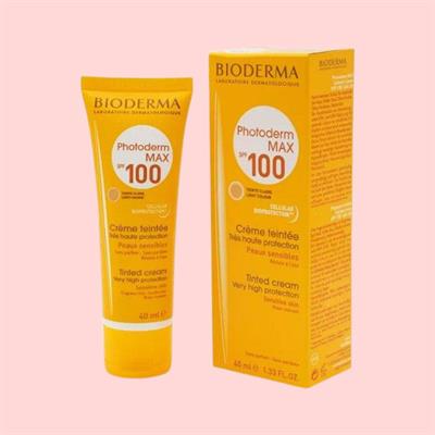  Bioderma Photoderm Max SPF 100 Tinted Suncream For Sensitive Skin 100ml