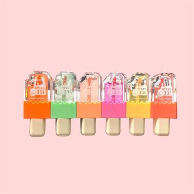 Crazy Girl Ice Cream Shape Love Lip Fruit Flavor  Multiple Colour Available 1 PC