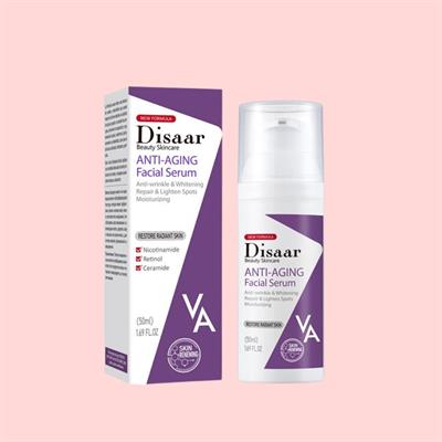 Disaar Anti-Aging Face Serum 50ml Retinol Nicotinamide Ceramide Anti-Wrinkle Whitening Repair Lighten Spots Facial Essence