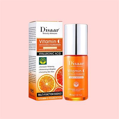 Disaar Vitamin C Whitening  foundation Glow & Moisture  with Hyaluronic Acid 45g