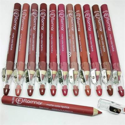 Flormar Lipstick Pencil  Waterproof  Set 12 PC