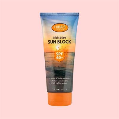  Hiba's Collection Bright & Glow Sun Block SPF 60+100Ml