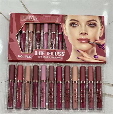 HEXIABEAUTY LIP GLOSS Shine Set 12 PC