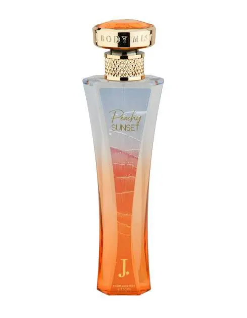 J. Peachy Sunset Fragrance Mist for Women – 150ml | Fruity & Floral Body Spray