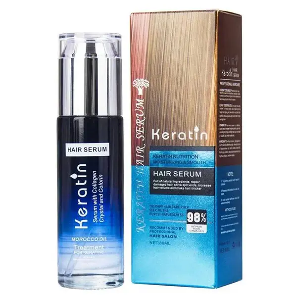 Keratin Nutrition Moisturizing & Smooth Hair Serum 80ml – Frizz Control & Shine Boost