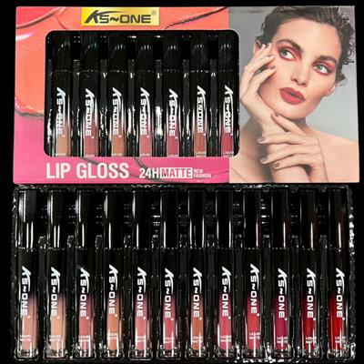 Ks-One 24 Hour Matee New Fashion Lipgloss 12 pc set