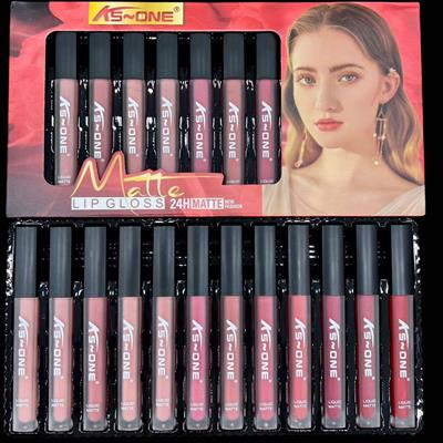 Ks-One 24 Hour Matte New Fashion Lipgloss red 12 pc set