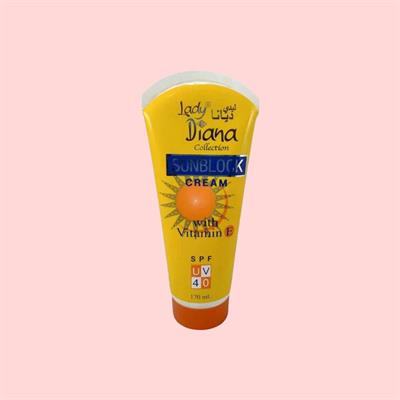 Lady Diana Sunblock Cream With Vitamin E SPF 40 170-Ml