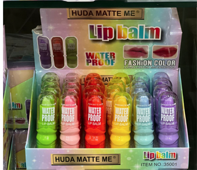 Huda Matte Me lip balm wtaer proof 6 pc set