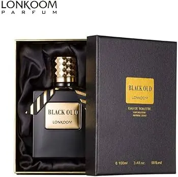 Lonkoom Black Oud Eau De Toilette For Men - 100 ml