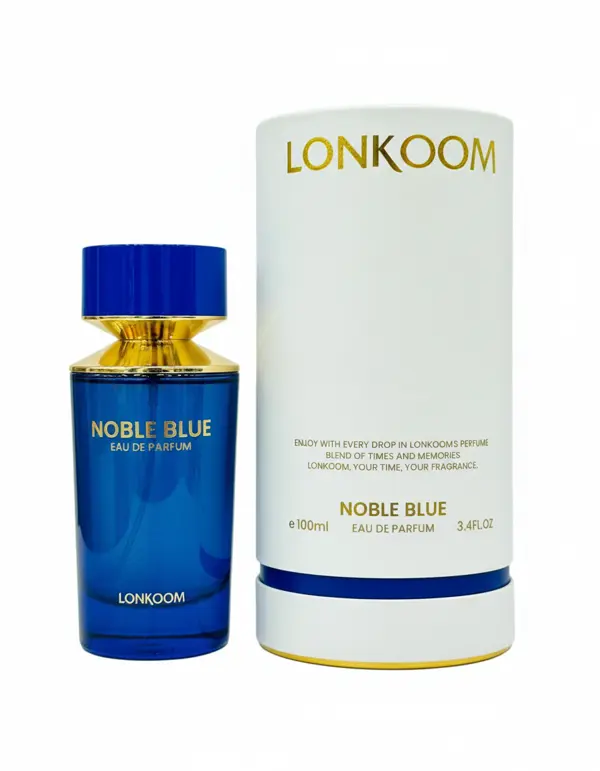 Lonkoom Nobel Blue Eau de Parfum – 100ml – Fresh, Aquatic & Long-Lasting Fragrance for Men