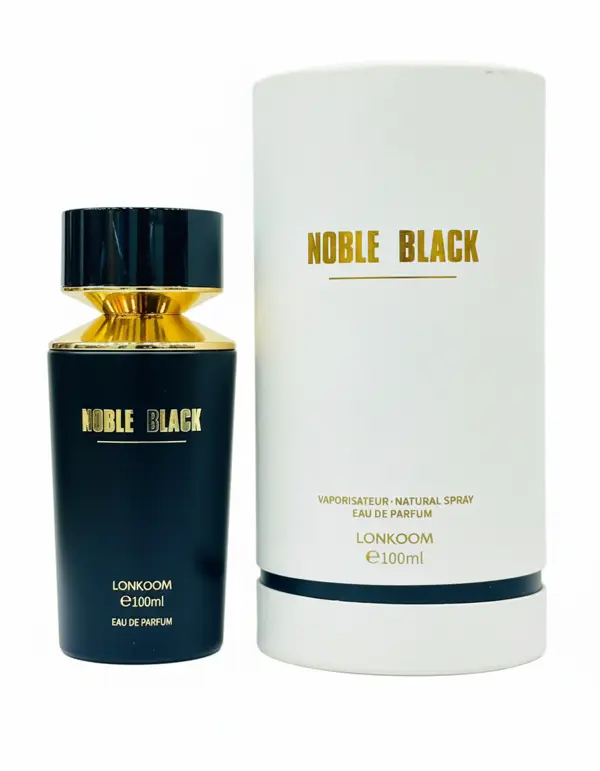 Lonkoom Noble Black Eau de Parfum – 100ml – Bold, Masculine & Long-Lasting Luxury Fragrance for Men