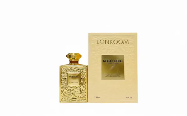 Lonkoom Regal Gold Eau de Parfum – 100ml – Luxurious, Warm & Long-Lasting Fragrance for Men