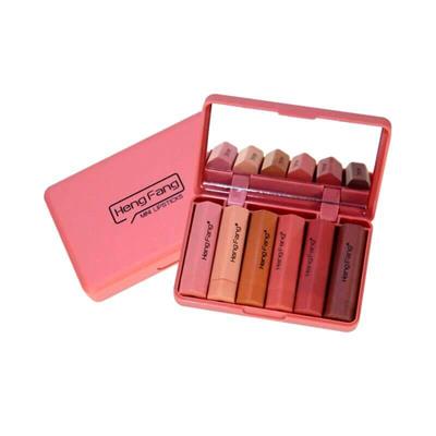 Heng Fang Matte Lipstick 6pcs Long Lasting Waterproof Mini Lipstick 