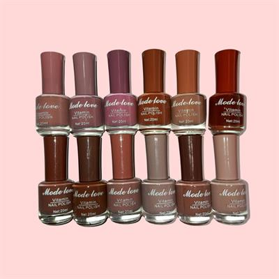  Viral Mode Love Pack of 12 Attractive Colors Nail Paints 