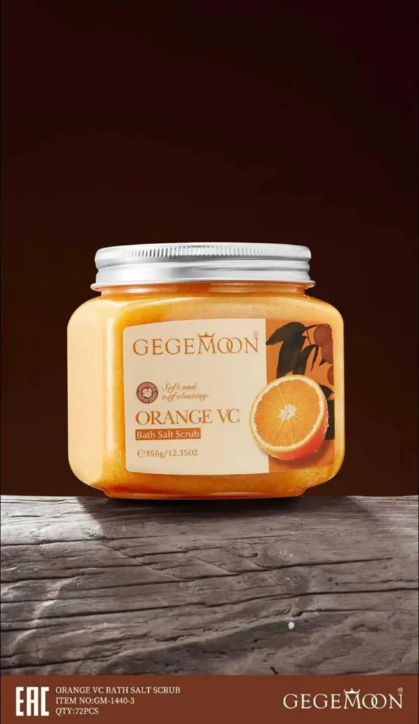 Orange VC Bath Salt Scub