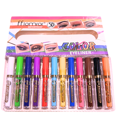 FFlomror Waterproof color eyeliner  12 pc set