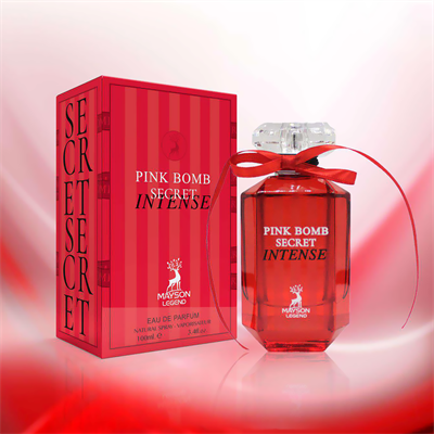  MAYSON LEGEND Pink BOMB Secret Intense- 100 mL Daring & Sensual Fragrance for  Women
