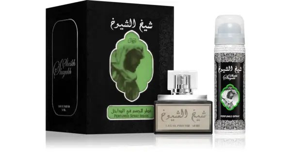 Sheikh Al Shuyukh Lattafa Arabic Perfume – Timeless Elegance for Women & Men with body spray 50ml