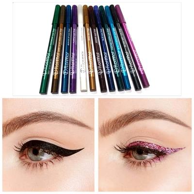 Flormar Long Lasting eyeliner pen Intense update your eyes 12 Pc 