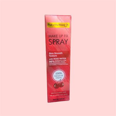 Wokali Make up Fix Spray with Rose Water Extract of Cherry