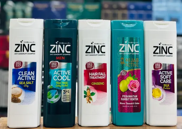 Zinc Clean Active Anti-Dandruff Shampoo 340ml – Powerful Dandruff Control & Fresh Scalp