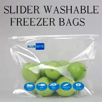 Pack of 20 small size Freezer bags , Plastic zip bags , Zip lock bags