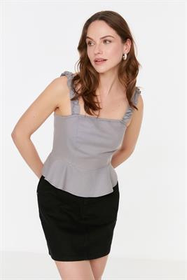 Grey Sleeveless top 