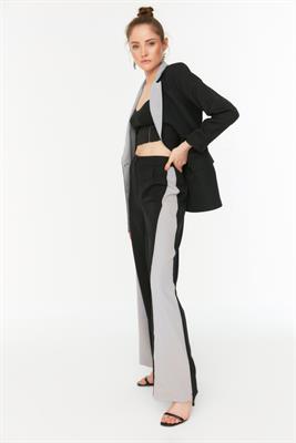 Anthracite Wide Leg Trousers