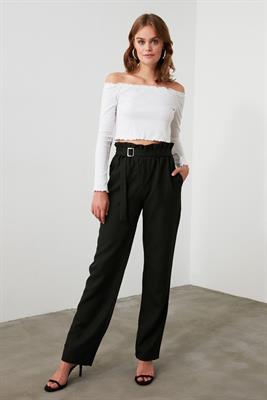 Anthracite Belted Trousers 