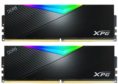 XPG LANCER 32GB (2x16GB) DDR5 5200MHz RGB Memory Module (Dual Pack) Black