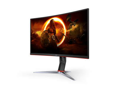 AOC 3-SIDED CURVED FRAMELESS GAMIING LED 27" C27G2Z