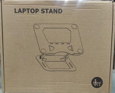 Laptop elevated stand metallic