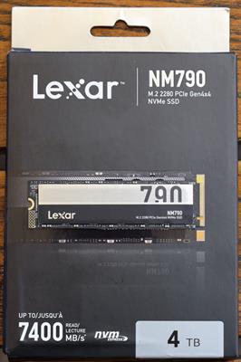 Lexar NM790 Gen4 4TB PCIe NVME SSD