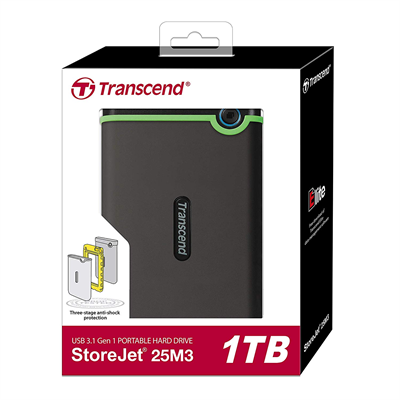 Transcend 25M3 Portable HDD 1tb