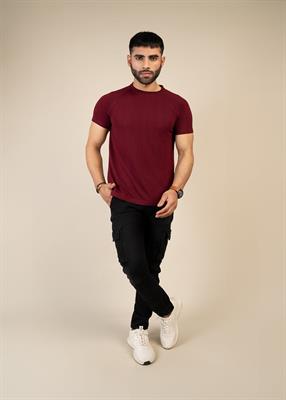 Maroon Fashion Raglan Tee