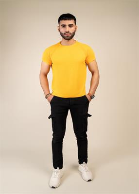 Mustard Fashion Raglan Tee