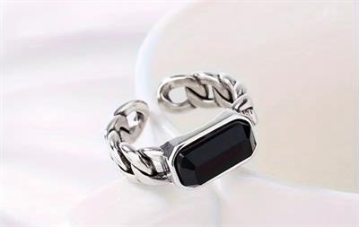 Men's Chain Adjustable Ring