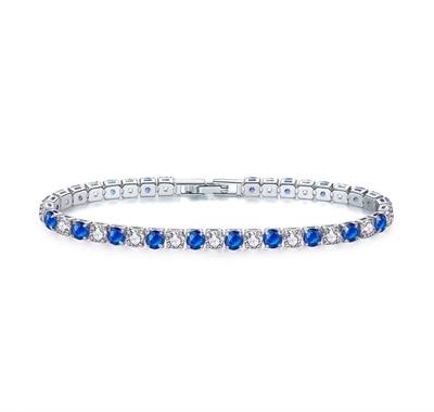 Imported Link Round Zircon Bracelet 