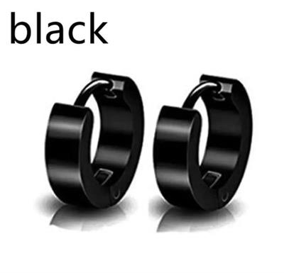 1 Pair Stainless Steel Ear Clip Without Ear Piercing For Men,