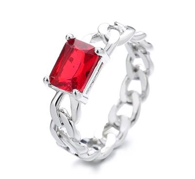 Chain Square Ring 